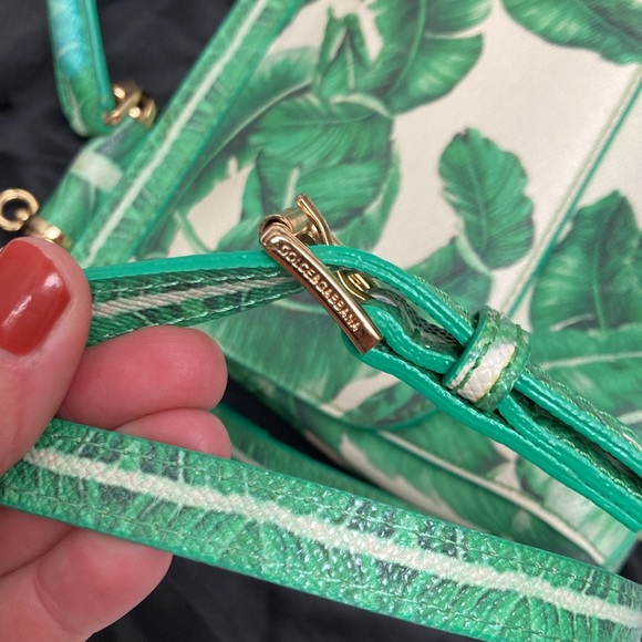 Miss Sicily tropical leaf style bag made in China - Picture 7 of 7